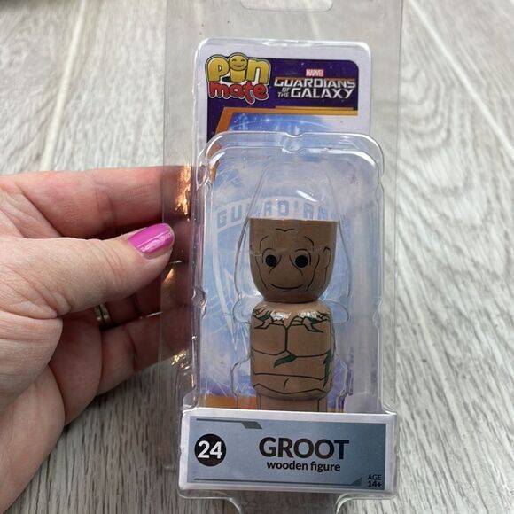 Marvel GOTG Groot Wooden Pin Mate; Figure #24. NIB - Picture 3 of 5
